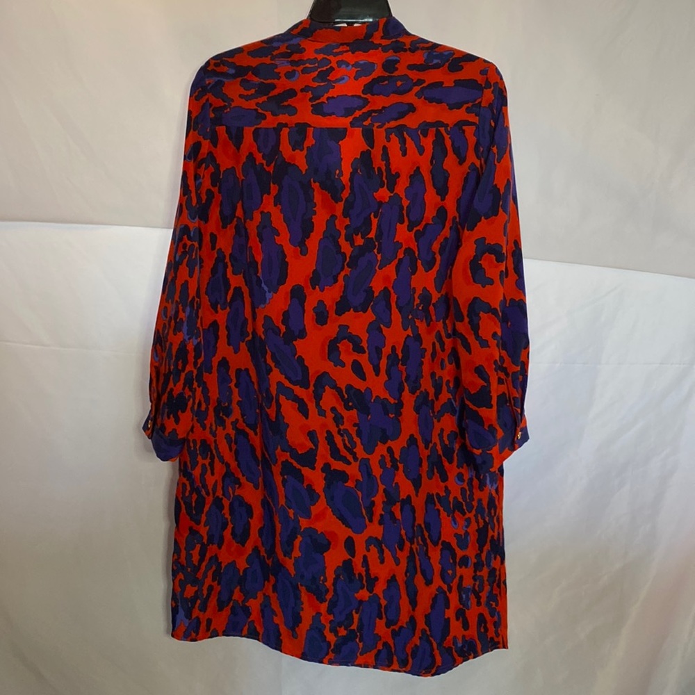 The Limited Vibrant Red and Purple Midi Dress - Picture 2 of 6